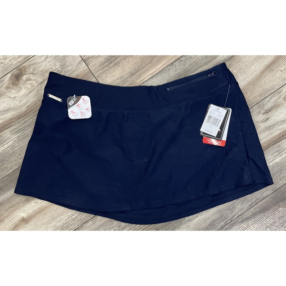 Zero x Posur Woman's‎ Blue Size 10 Running, Swim Skirt